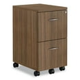 thumbnail image 1 of Alera 2 Drawers Vertical Lockable Filing Cabinet, Walnut, 1 of 8
