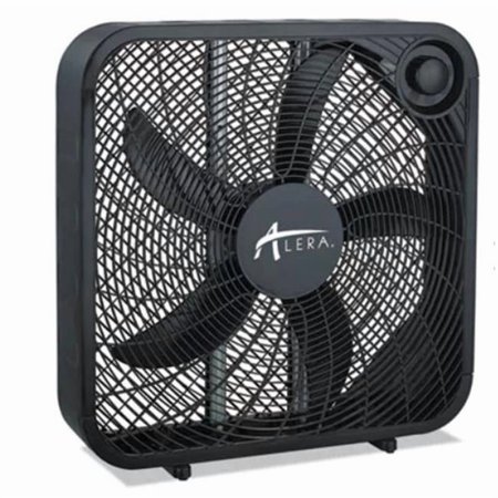 Alera 20 in. 3-Speed Box Fan, Black