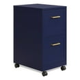 thumbnail image 1 of Alera 26415 Two-Drawer Mobile Vertical File 2 Letter-Size File Drawers 14.25 x 18 x 26.7 - Navy, 1 of 6