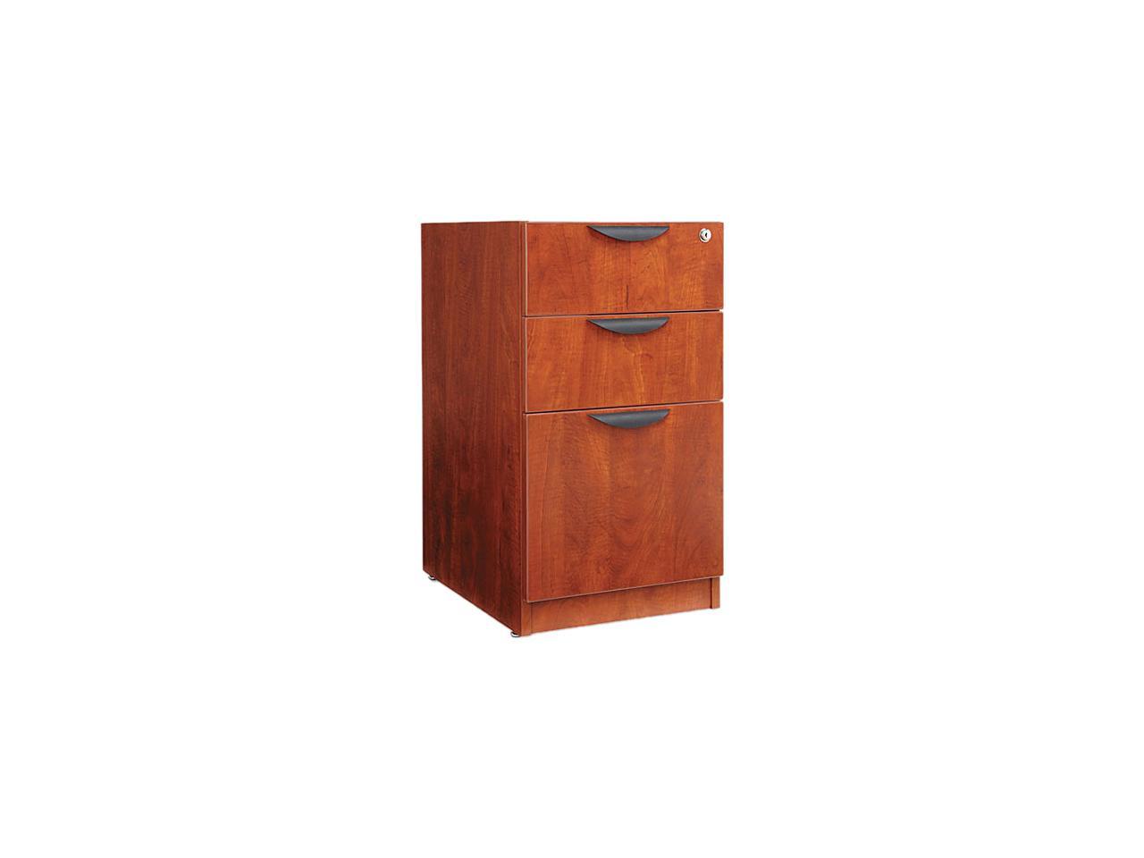 Alera 3 Drawers Vertical Lockable Filing Medium Cherry