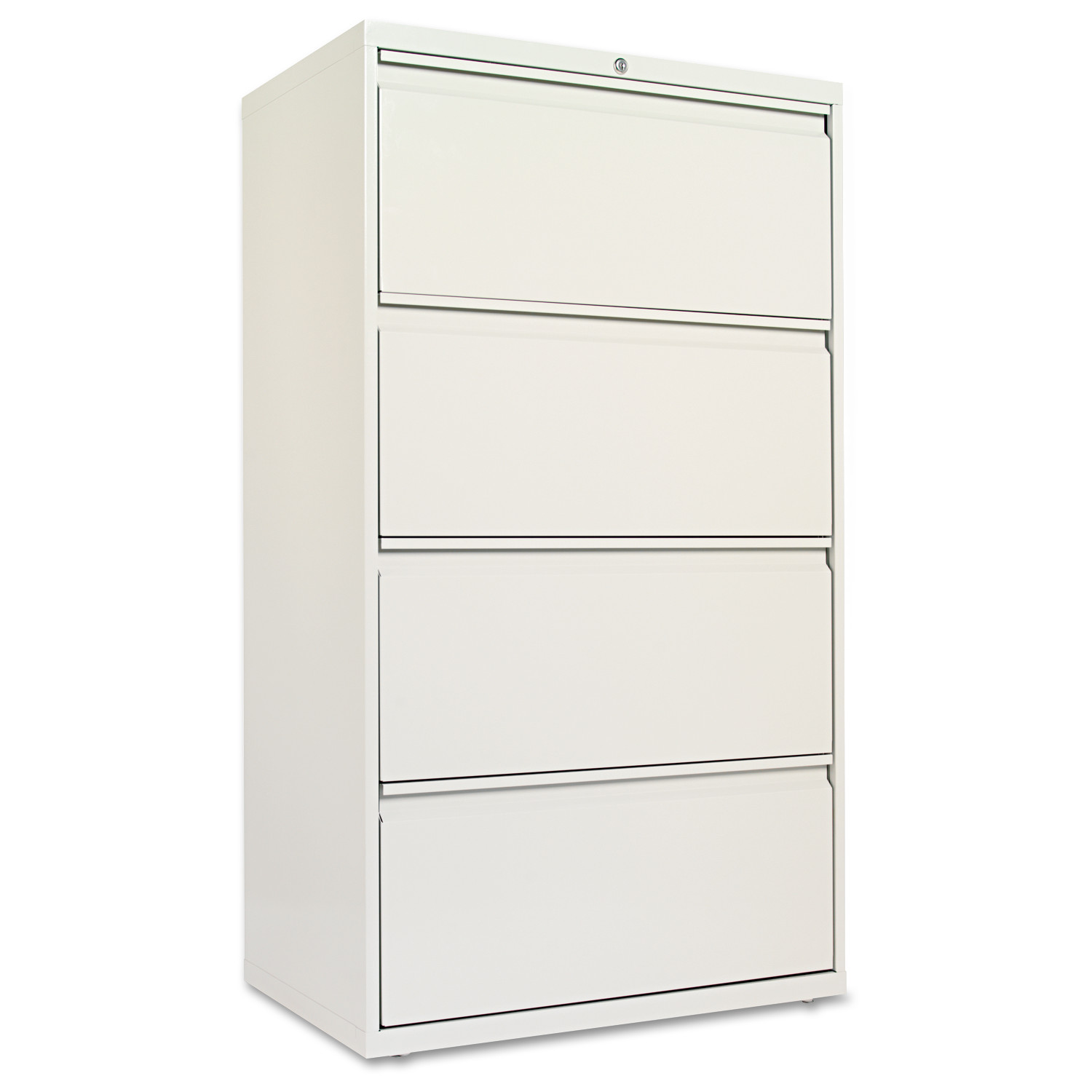 Alera 4 Drawers Lateral Lockable Filing Cabinet, Gray - image 1 of 3