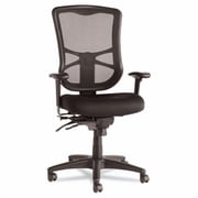 Alera Elusion Series Mesh High-Back Multifunction Chair, Supports Up to 275 lb, 17.2 to 20.6 Seat Height, Black