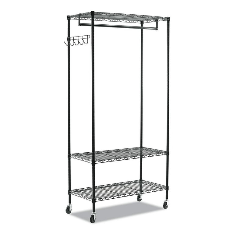 Wire shelving garment hanger bar sale
