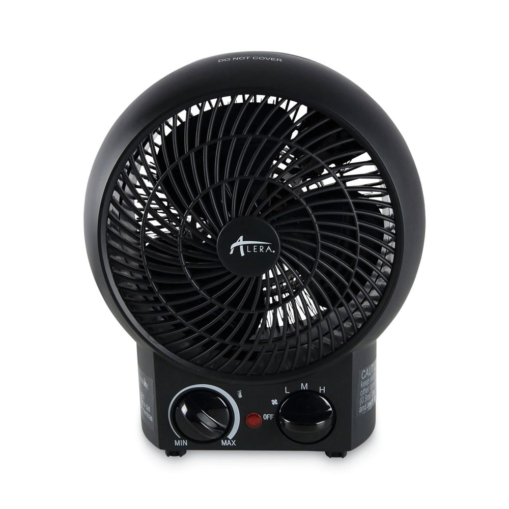 Alera ALEHEFF10B 1500 Watts 8.25 in. x 4.37 in. x 9.5 in. Heater Fan -  Black - Walmart.com