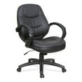 thumbnail image 1 of Alera ALEPF4219 PF Series 275 lbs. Capacity Mid-Back Bonded Leather Office Chair - Black, 1 of 8