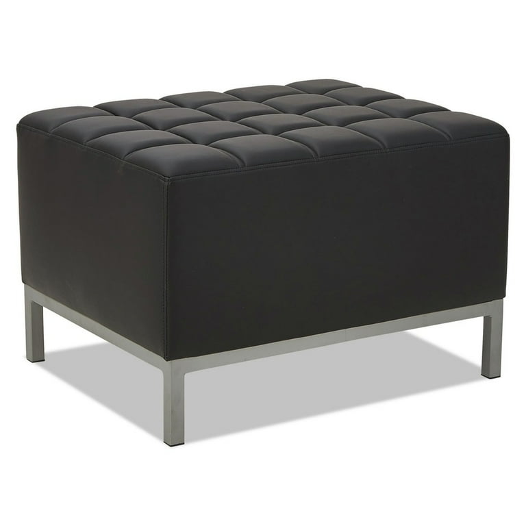 Alera QUB Series Ottoman, 26.38w x 21.5d x 17.5h, Black Alera QUB Series Ottoman, 26.38w x 21.5d x 17.5h, Black