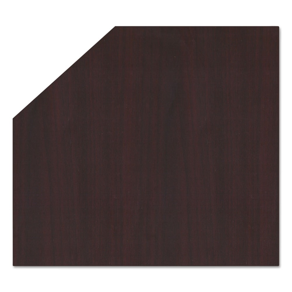 Mahogany Triangular Corner Reception Table