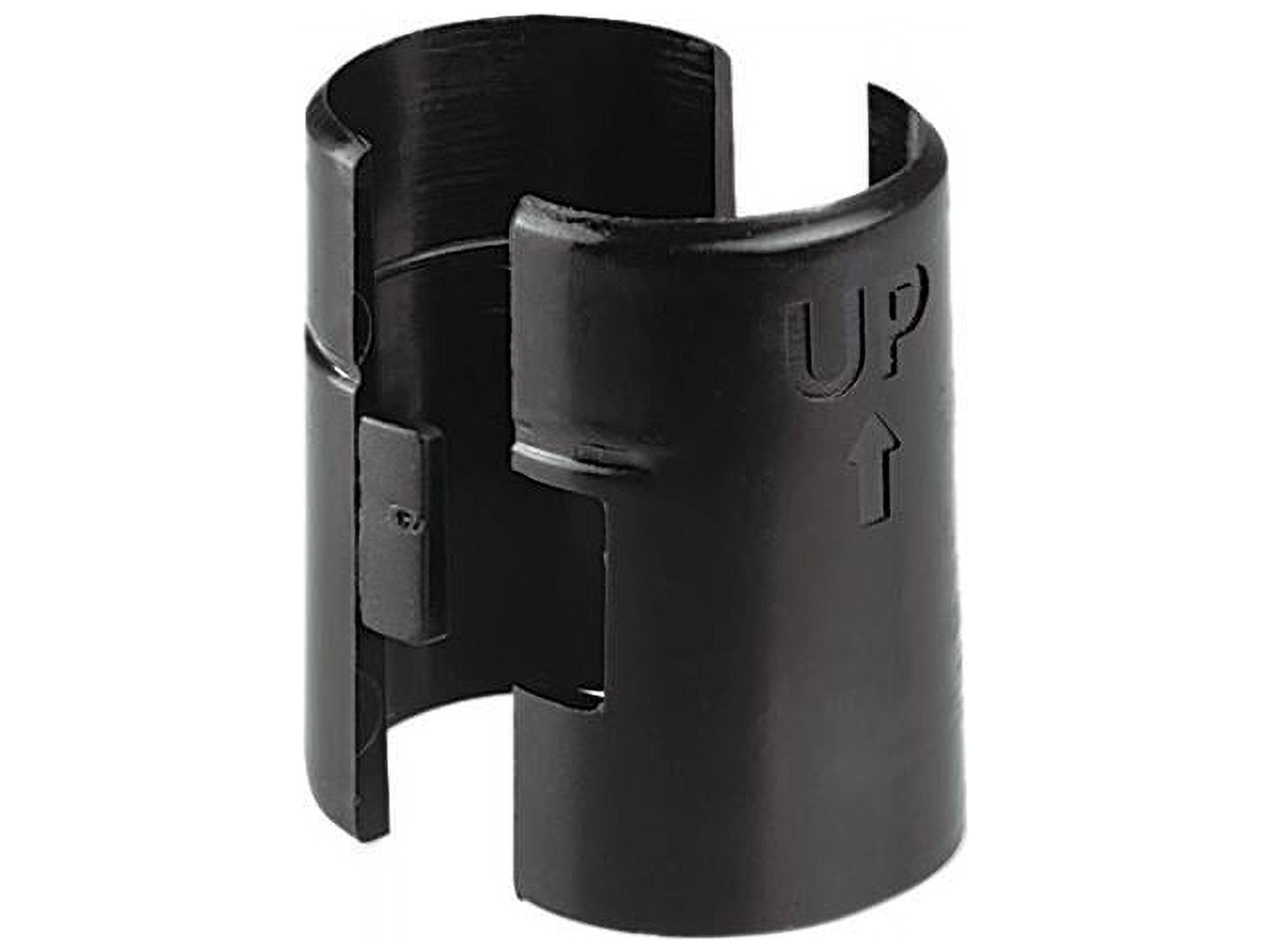 Black Plastic Wire Shelving Lock Clips, Set of 4