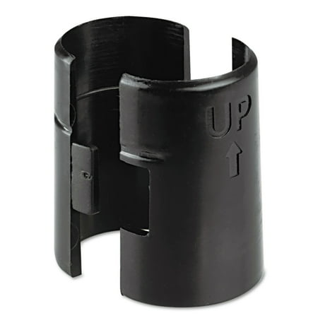 Alera Wire Shelving Shelf Lock Clips, Plastic, Black, 4 Clips/Pack -ALESW59SLBL