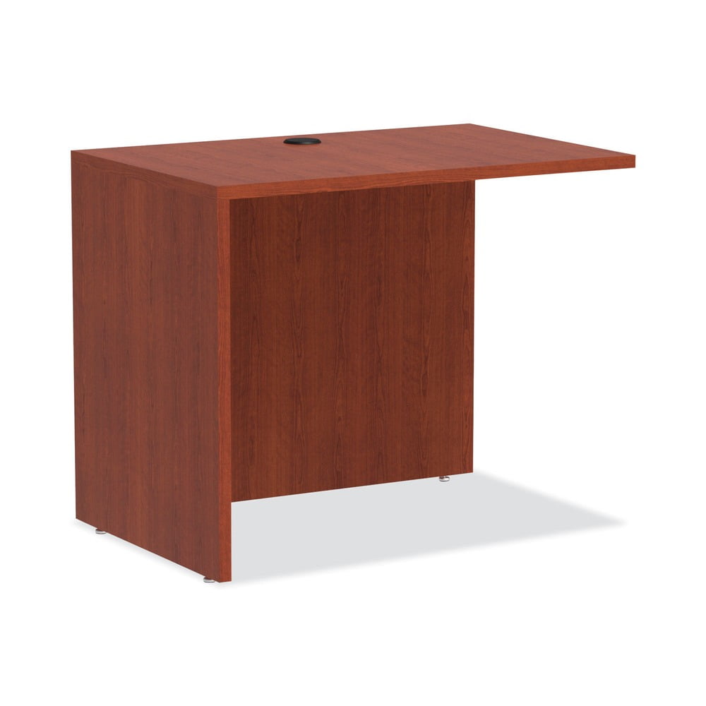 Medium Cherry Reversible Return/Bridge Shell Desk