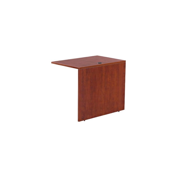 Alera ALEVA353624MC Valencia Series Reversible Return/Bridge Shell, 35w x 23-5/8d, Medium Cherry