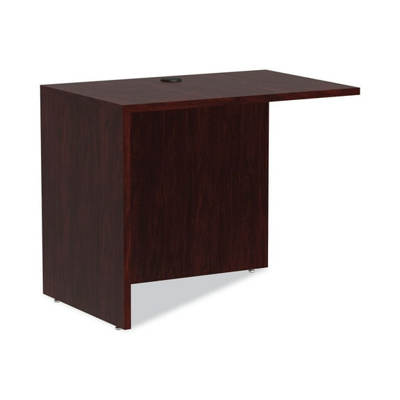 Alera ALEVA353624MY 35 in. x 23.63 in. x 29.5 in. Valencia Series Reversible Return/Bridge Shell - Mahogany