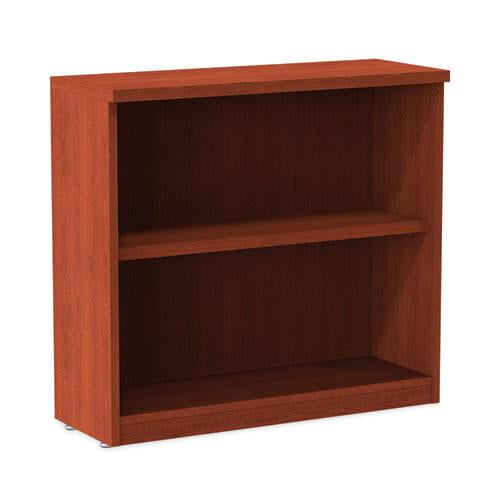 Adjustable Valencia 2-Shelf Bookcase in Espresso Cherry Finish