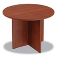 thumbnail image 1 of Alera Valencia Round Conference Table w/Legs, 29 1/2h x 42 dia., Medium Cherry, 1 of 6