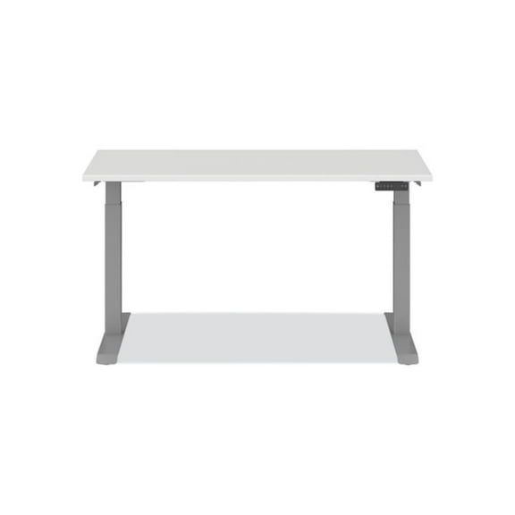 Alera AdaptivErgo Sit-Stand Three-Stage Electric Height-Adjustable Table with Memory Controls, 60" x 24" x 30" to 49", White