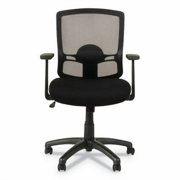 Alera Alera Etros Series Mesh Mid-Back Swivel/Tilt Office Chair, Black