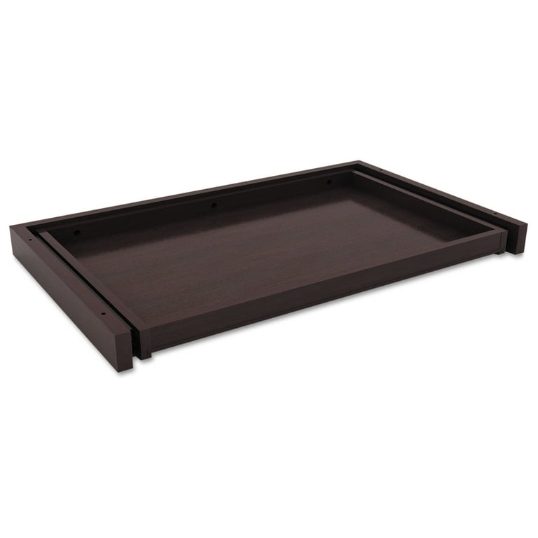 Alera Valencia Series Center Drawer, Laminate, 24.5w x 15d x 2h, Espresso Alera Valencia Series Center Drawer, Laminate, 24.5w x 15d x 2h, Espresso