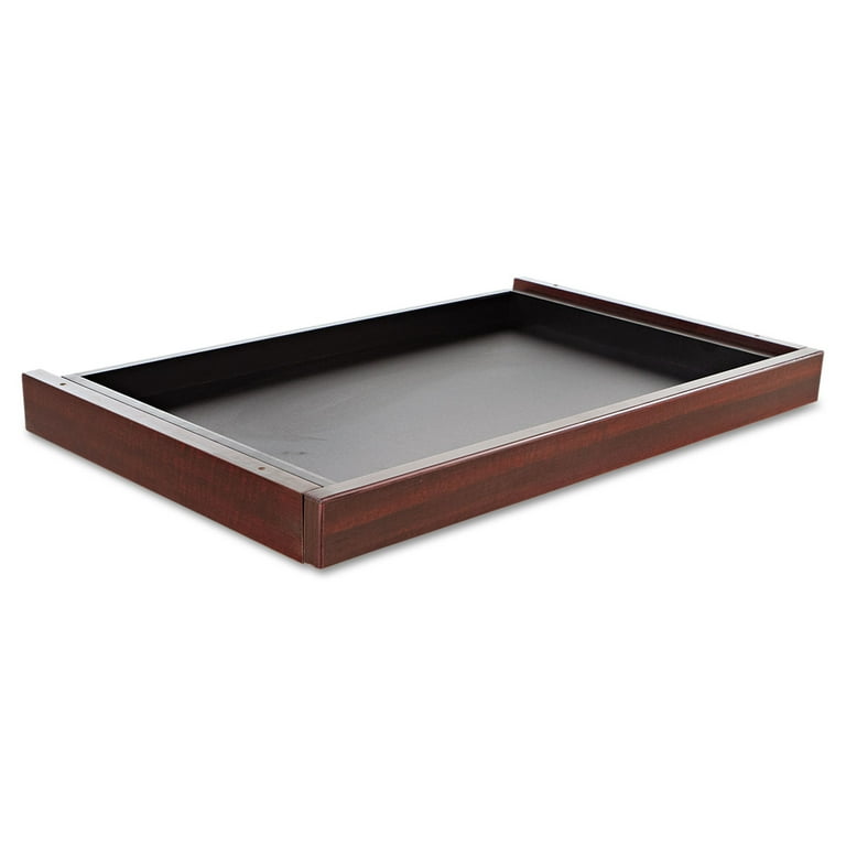 Alera Valencia Series Center Drawer, Laminate, 24.5w x 15d x 2h, Mahogany Alera Valencia Series Center Drawer, Laminate, 24.5w x 15d x 2h, Mahogany