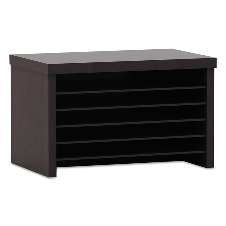 Alera Valencia Under Counter File Organizer Shelf, 15.75w x 9.88d x 10.88h, Espresso Alera Valencia Under Counter File Organizer Shelf, 15.75w x 9.88d x 10.88h, Espresso