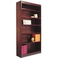 thumbnail image 1 of Alera Square Corner Wood Veneer Bookcase, Six-Shelf, 35.63w x 11.81d x 71.73h, Mahogany, 1 of 2