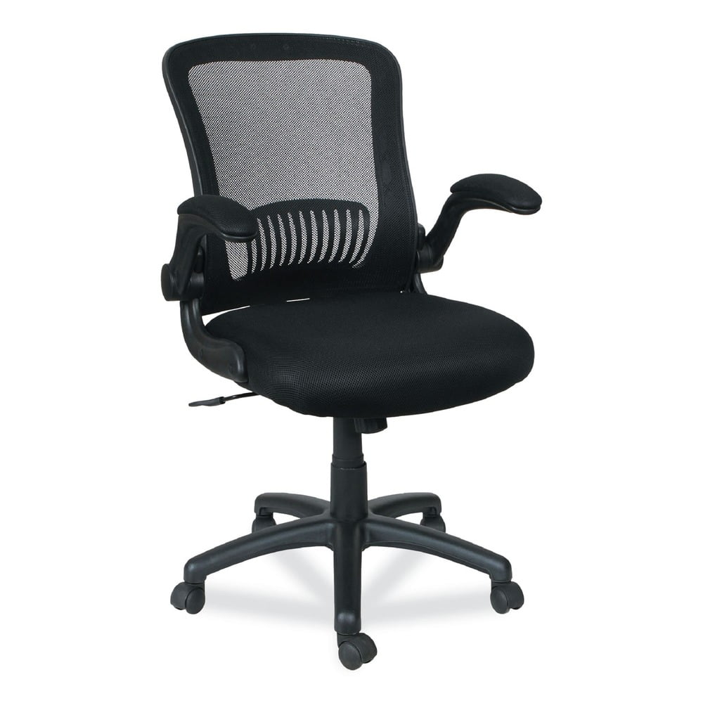 Black Mesh Executive Swivel Chair with Adjustable Arms