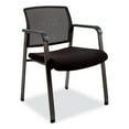 thumbnail image 1 of Alera ER4317 Elgar Fabric Guest Chair, 24.41 X 22.64 X 31.73, Black Seat, Black Back, Black Base, 1 of 1