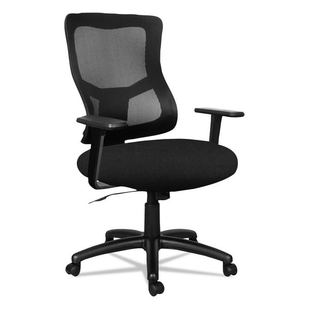 Alera Elusion II Series Mesh Mid-Back Swivel/Tilt Chair, Adjustable Arms, Supports 275lb, 17.51