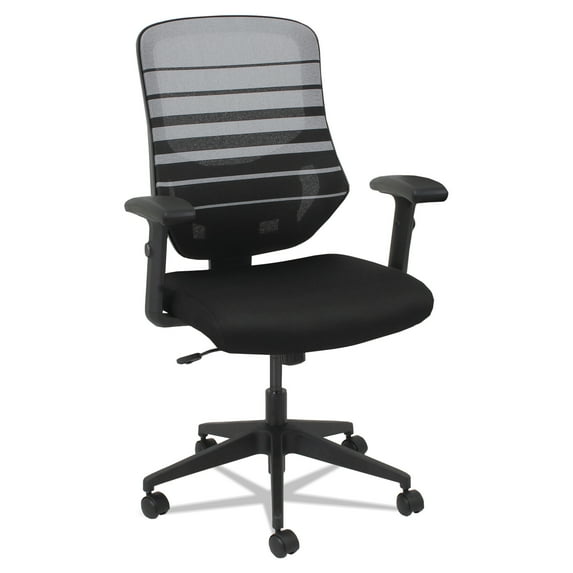 Alera Embre Series Mesh Mid-Back Chair, Black/White