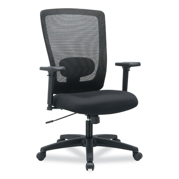 Alera Envy Series Mesh High-Back Multifunction Chair, Supports Up to 250 lb, Black