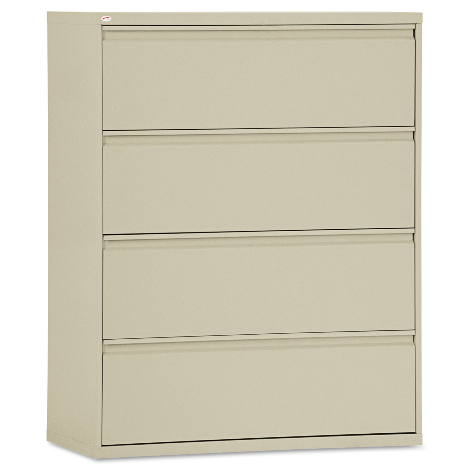 Alera Four-drawer Lateral File Cabinet, 42w X 18d X 52.5h, Putty - image 1 of 3