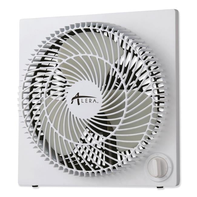 Alera 9" White Plastic Three-Speed Box Fan