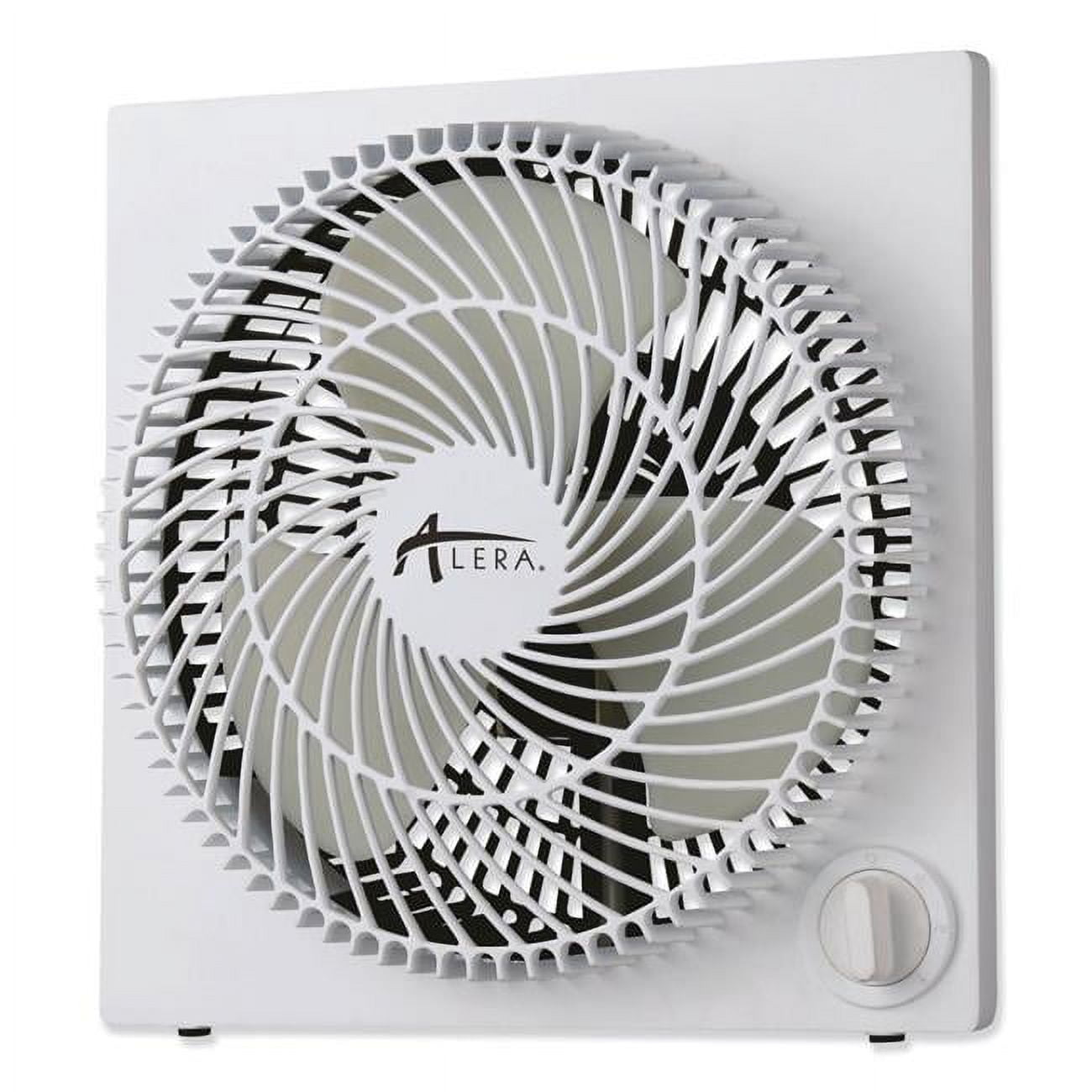 Alera 9" White Plastic Three-Speed Box Fan