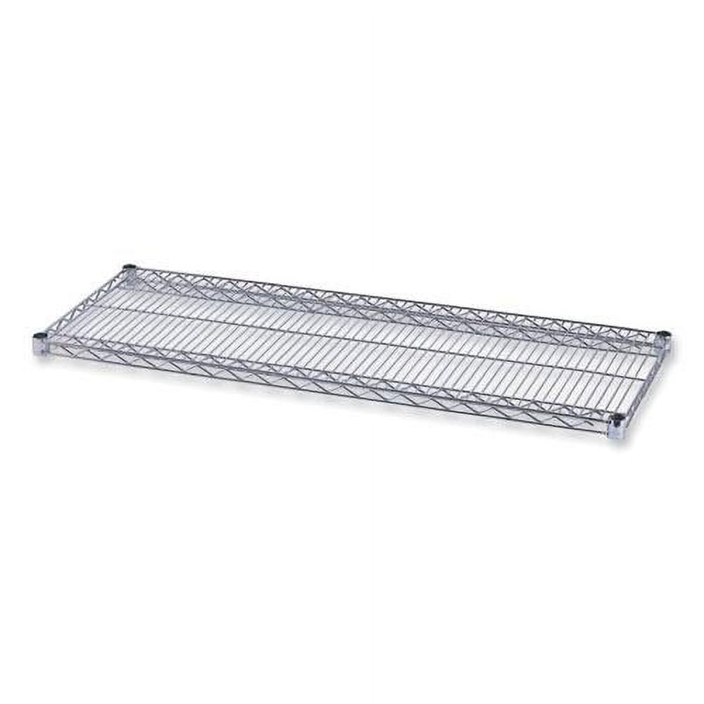 Silver Industrial Steel Wire Shelving 48" x 18"