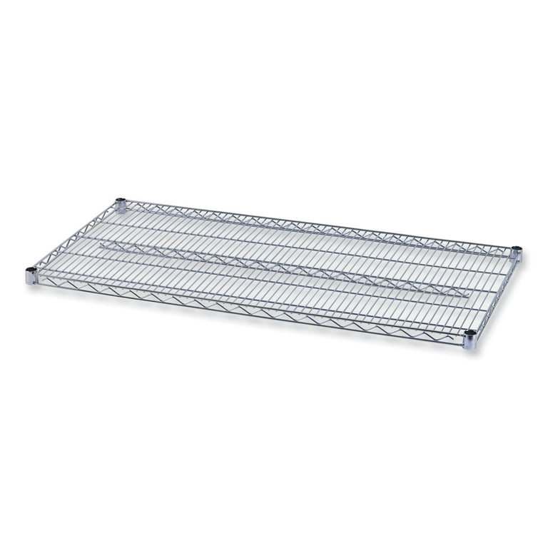 Industrial Wire Shelving Extra Wire Shelves, 48w x 24d, Black, 2 Shelves/Carton