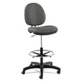 thumbnail image 1 of Alera Interval Series Swivel Task Stool, Supports 275 lb, 23.93" to 34.53" Seat Height, Graphite Gray Seat/Back, Black Base, 1 of 11