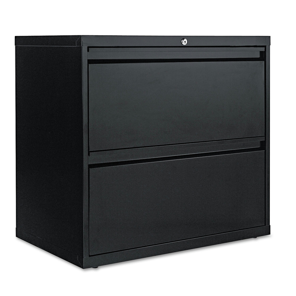 Alera Lateral File, 2 Legal/Letter-Size File Drawers, Black, 30" x 18.63" x 28" - image 1 of 5