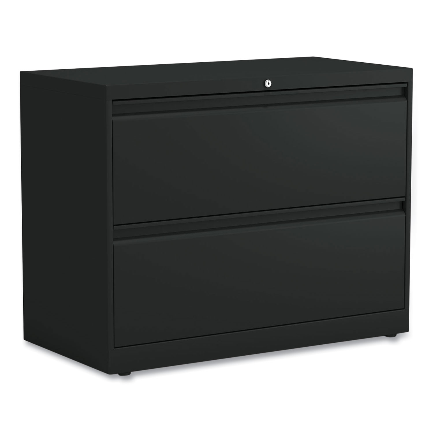 Alera Lateral File, 2 Legal/Letter-Size File Drawers, Black, 36" x 18.63" x 28" - image 1 of 7
