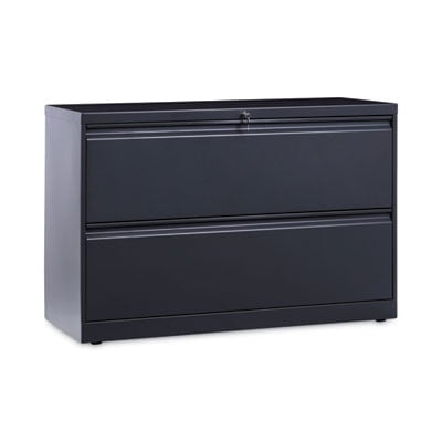 Alera Lateral File, 2 Legal/Letter-Size File Drawers, Charcoal, 42" x 18.63" x 28"