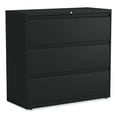 thumbnail image 1 of Alera Lateral File, 3 Legal/Letter/A4/A5-Size File Drawers, Black, 42" x 18.63" x 40.25", 1 of 9