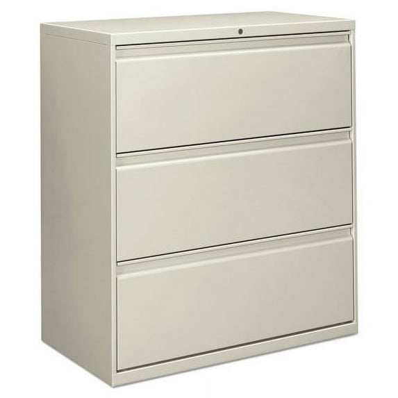 Alera Lateral File, 3 Legal/Letter/A4/A5-Size File Drawers, Light Gray, 36" x 18.63" x 40.25"