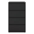 thumbnail image 1 of Alera Lateral File, 4 Legal/Letter-Size File Drawers, Black, 30" x 18.63" x 52.5", 1 of 11