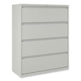 thumbnail image 1 of Alera Lateral File, 4 Legal/Letter-Size File Drawers, Light Gray, 42" x 18.63" x 52.5", 1 of 5