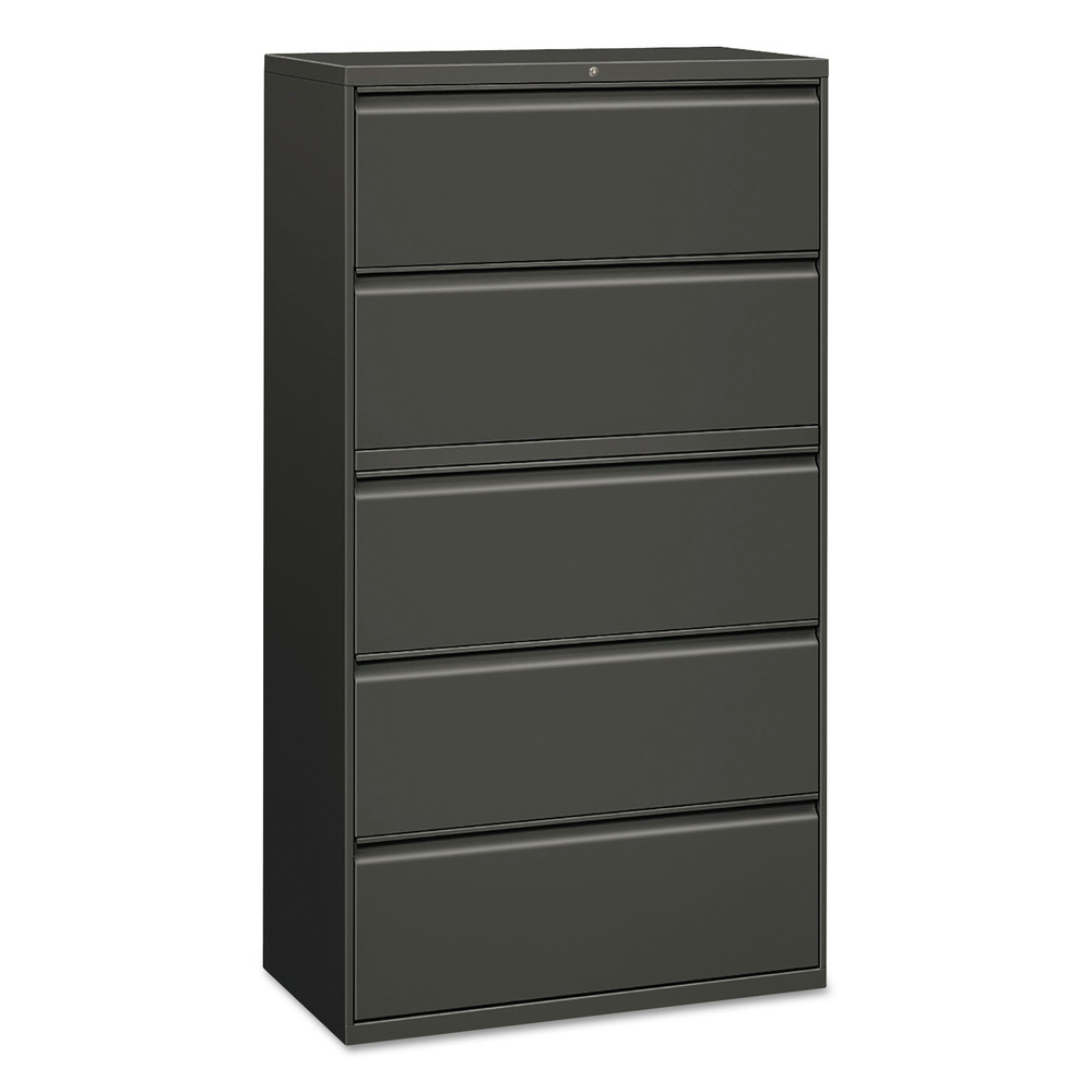 Alera Lateral File, 5 Legal/Letter/A4/A5-Size File Drawers, Charcoal, 36" x 18.63" x 67.63" - image 1 of 7