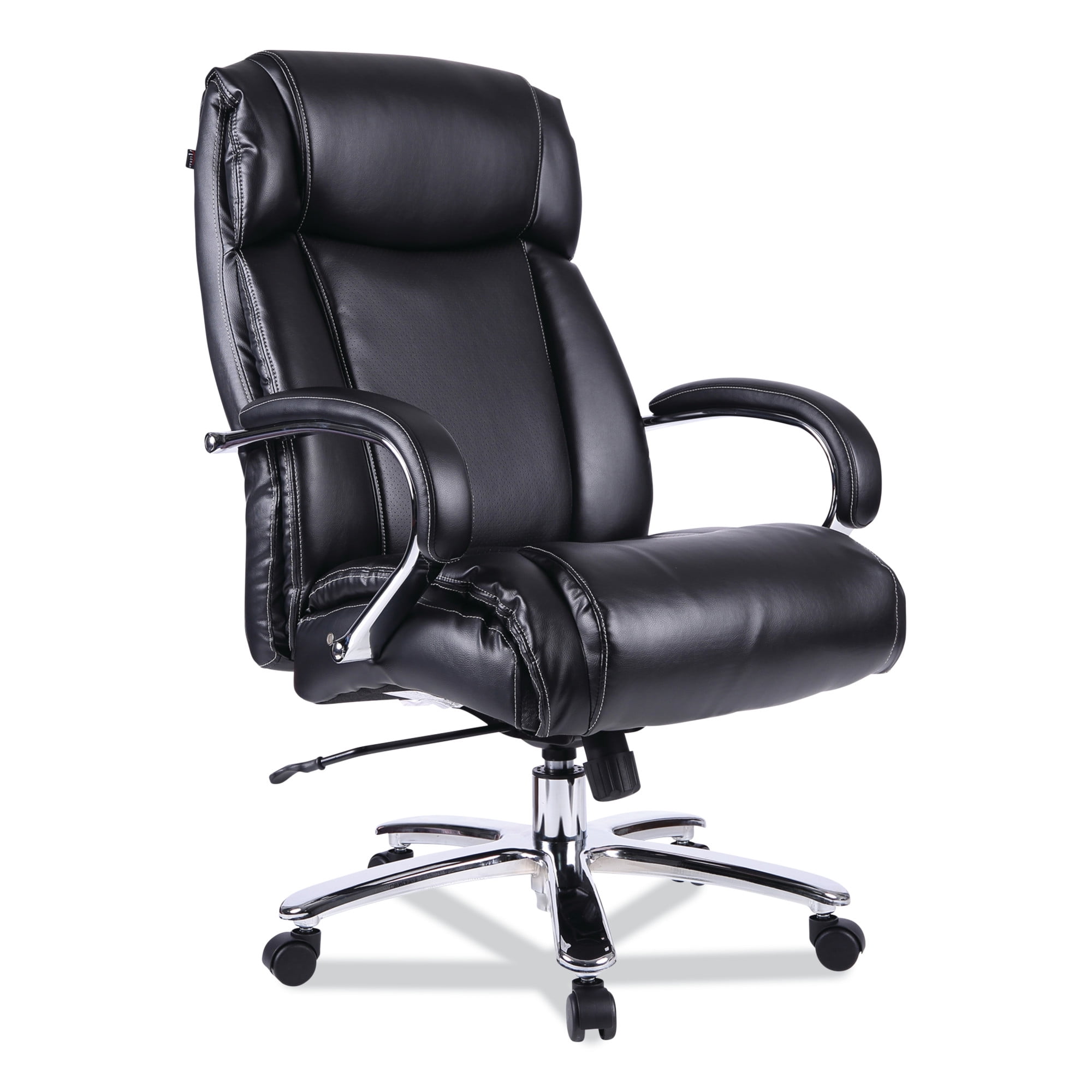 Alera Maxxis Series Big Tall Bonded Leather Chair Black Seat