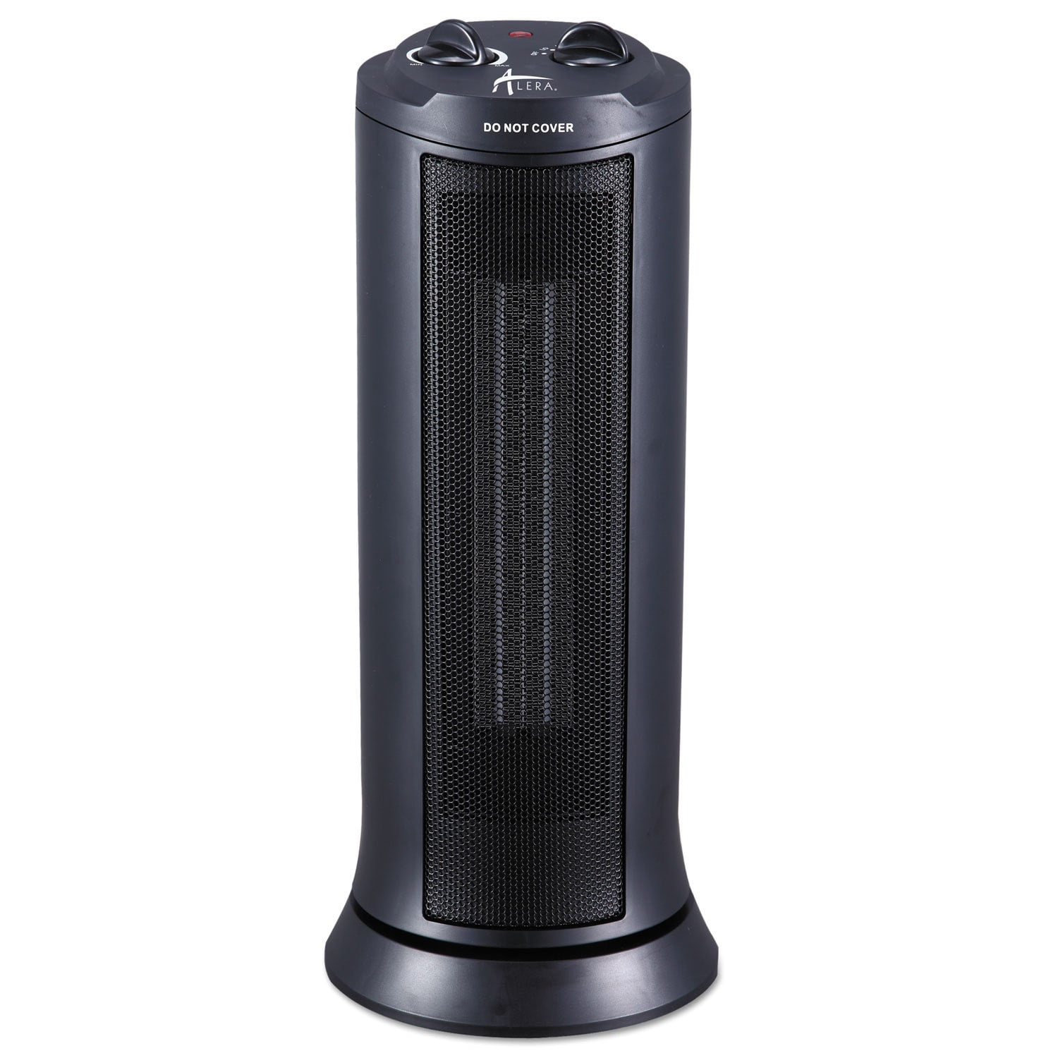 Black Ceramic Electric Mini Tower Heater with Thermostat