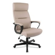 Alera Oxnam Series High-Back Task Chair, Supports Up to 275 lbs, Tan Seat/Back, Black Base