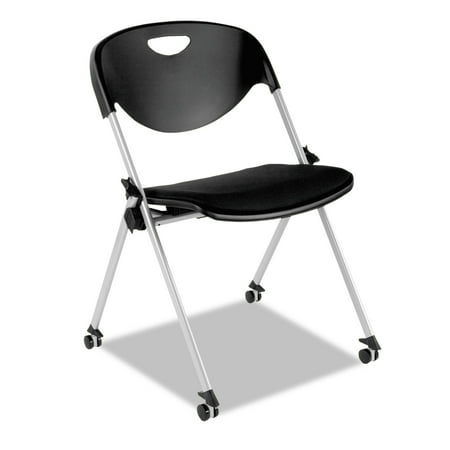 Alera Sl Series Nesting Stack Chair Without Arms Black Seat/Black Back Gray Base 2 Per Each Carton | 1 Carton of: 2