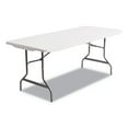 thumbnail image 1 of Alera Resin Rectangular Folding Table, Square Edge, 72w x 30d x 29h, Platinum -ALE65600, 1 of 6