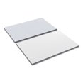 thumbnail image 1 of Alera Reversible Laminate Table Top, Rectangular, 35 3/8w x 23 5/8d, White/Gray -ALETT3624WG, 1 of 2