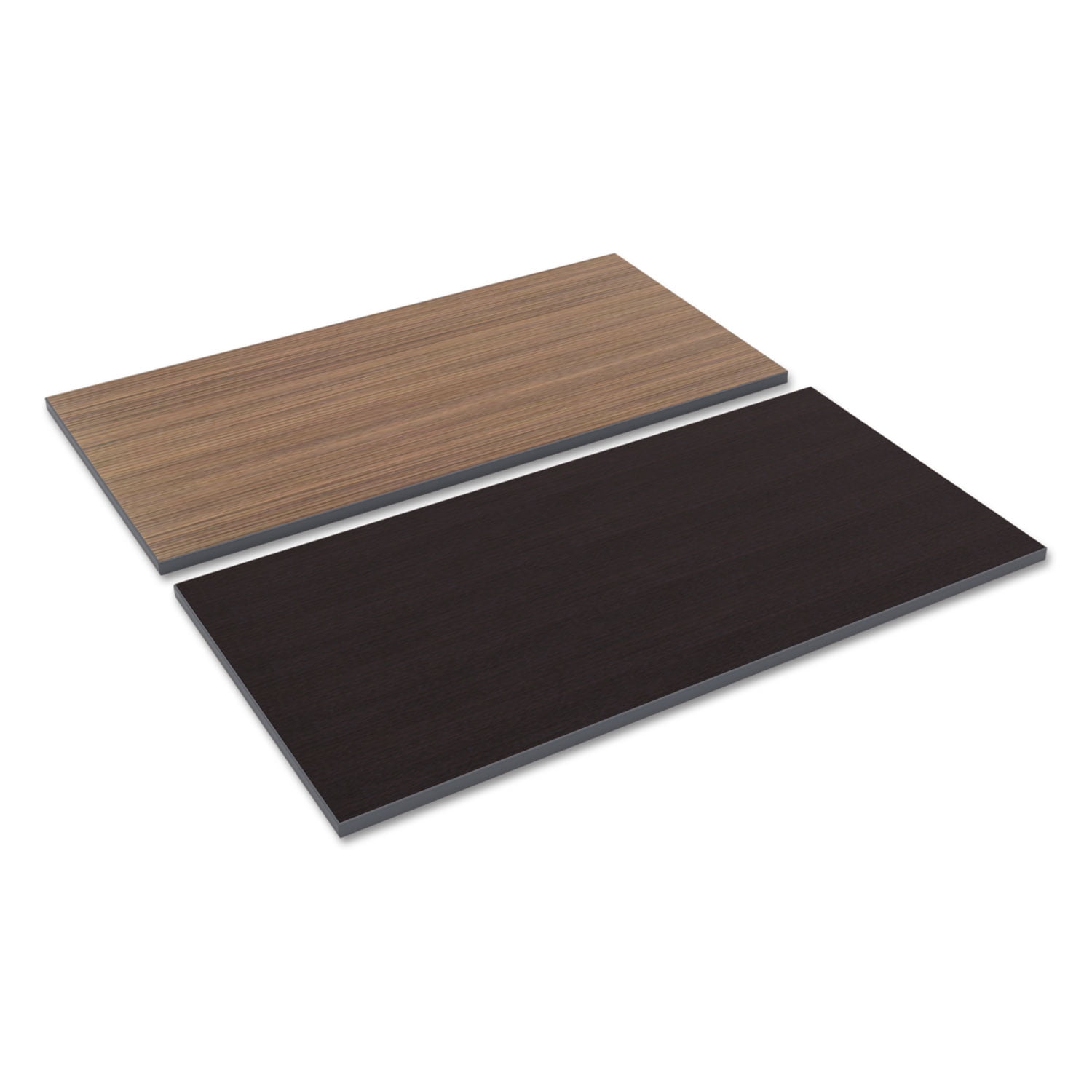 Alera Reversible Laminate Table Top, Rectangular, 47 5/8w X 23 5/8d, Espresso/walnut